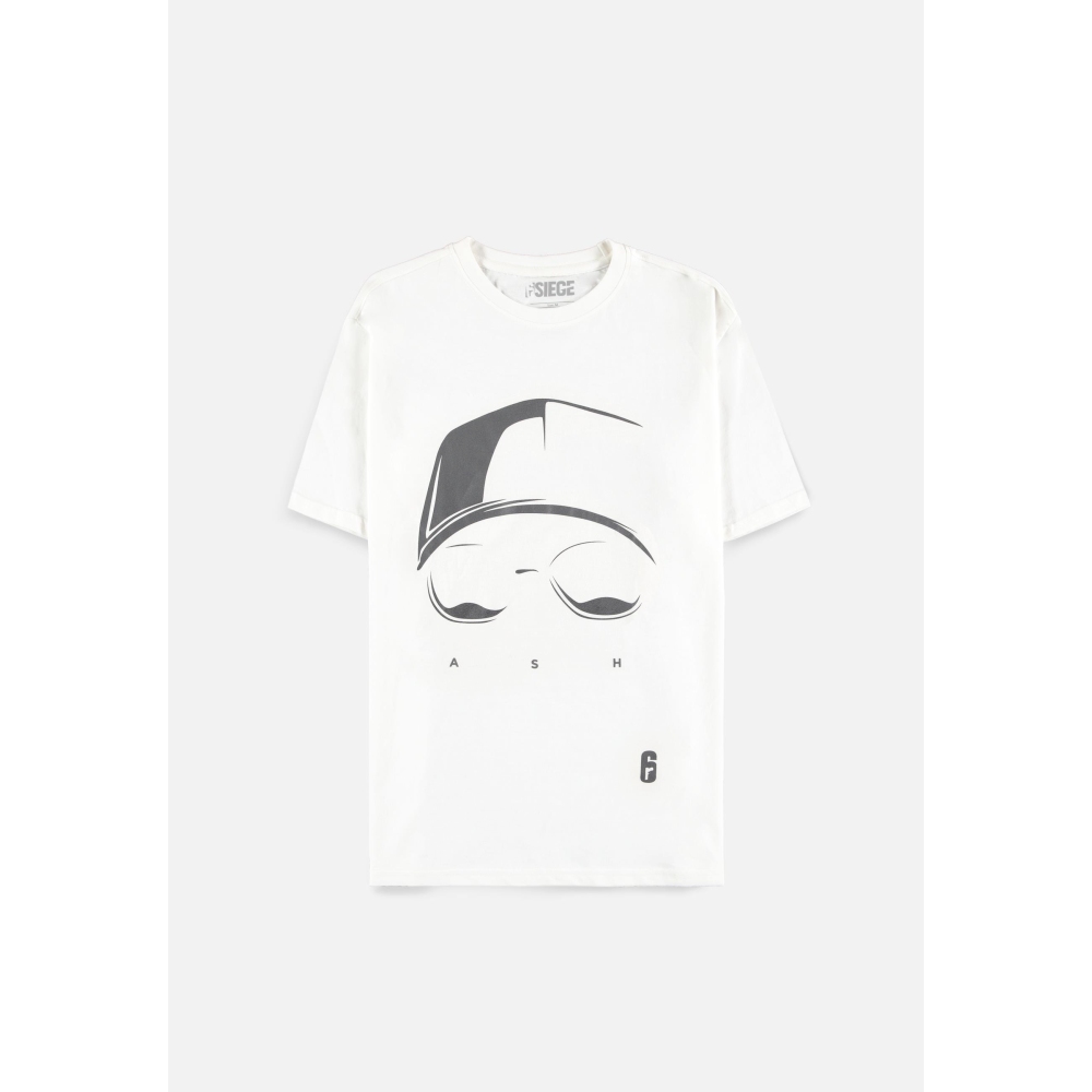 6 Siege - Ash T-shirt Homme - Blanc